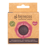 Benecos - Konjac Sponge with Black Bamboo - Oily Skin