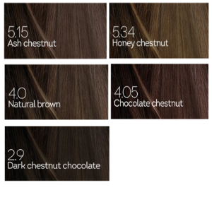 Nutricolordelicato Permanent Hair Dye - Colour Chart