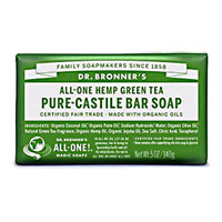 Dr. Bronner's - All-One Hemp Pure-Castile Bar Soap -  Green Tea