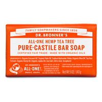 Dr. Bronner's - All-One Hemp Pure-Castile Bar Soap - Tea Tree