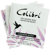 Colibri - Wool Protector Drawer Sachets (Lavender)