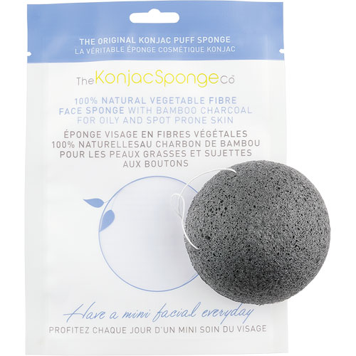 Facial Puff Sponge With Bamboo Charcoal