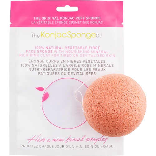 Konjac Puff Sponge - French Pink Clay