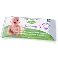 Organyc - Sweet Caress Organic Cotton Baby Wipes