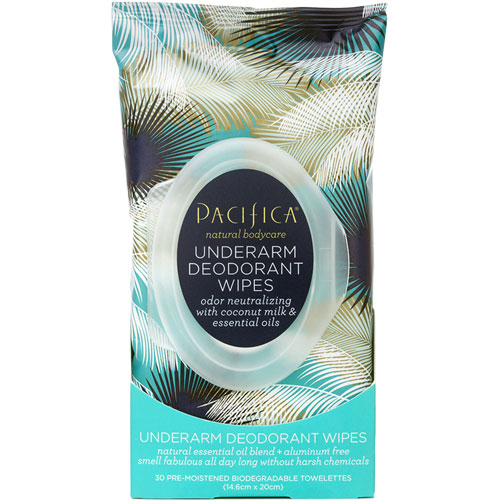 Underarm Deodorant Wipes with Coconut Milk & Essential Oils