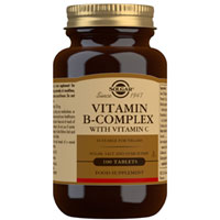 Solgar - Vitamin B-Complex with Vitamin C Tablets