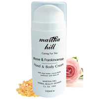 Martha Hill - Rose & Frankincense Hand & Body Cream
