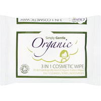 Simply Gentle - Organic 3 in 1 Cosmetics Wipes